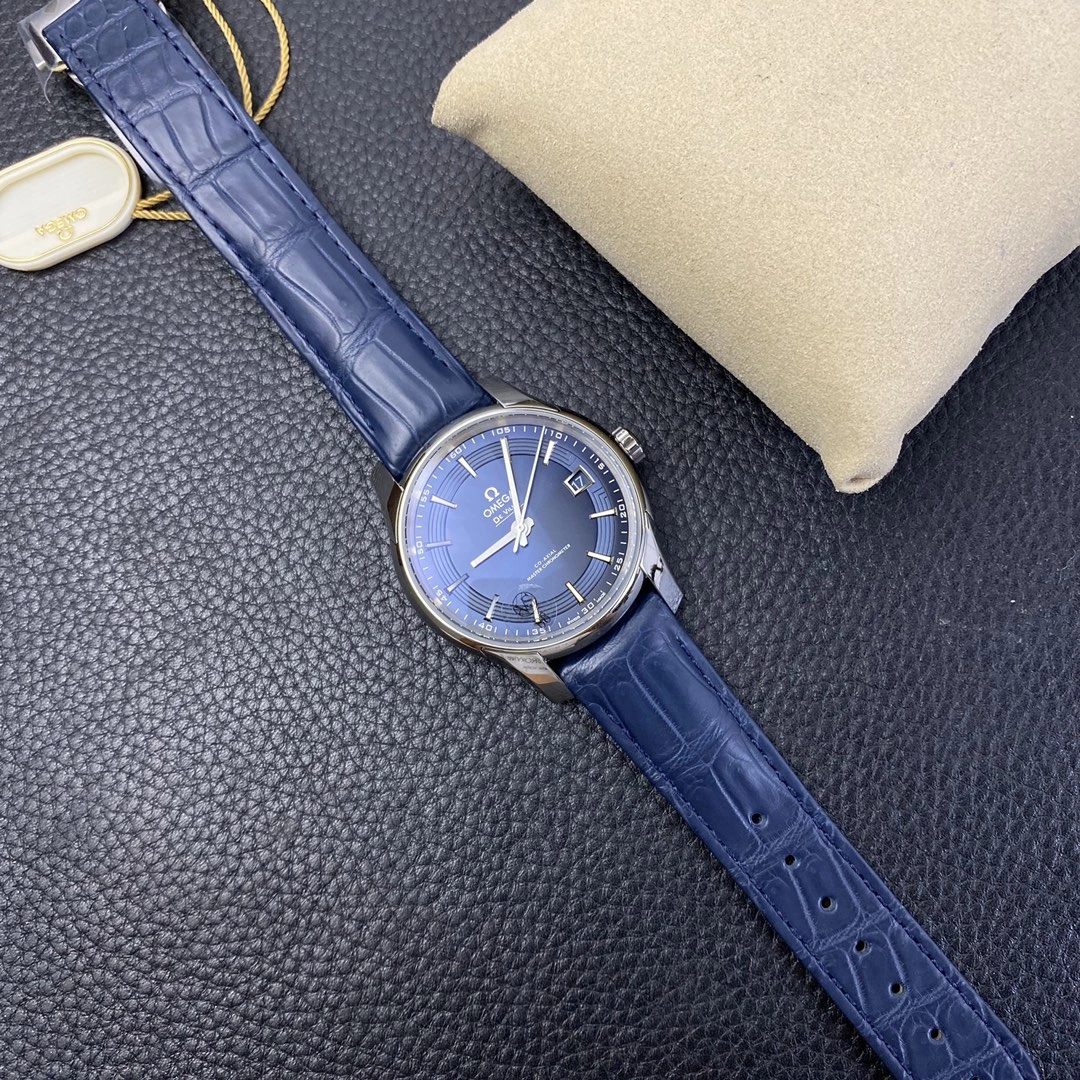 Vibrant CBD Factory Omega De Ville Hour Vision 41mm Blue Dial (431.33.41.21.03.001) 1:1 Super Clone – DD8900 Movement 330